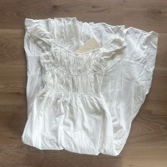 Sabo Skirt Fabi 100% Cotton White Dress, XS - Picture 8 of 10
